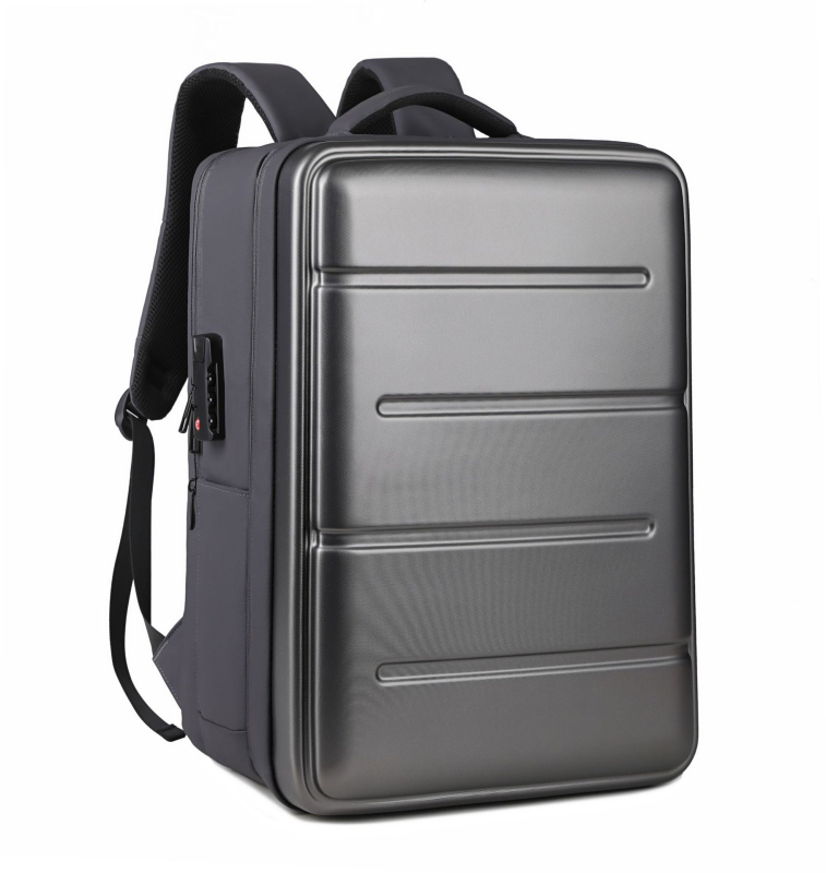 Rucsac unisex cu încărcare USB, 20-35L, încăpător pentru laptop de 16 inch, compartiment uscat-umed, material Oxford