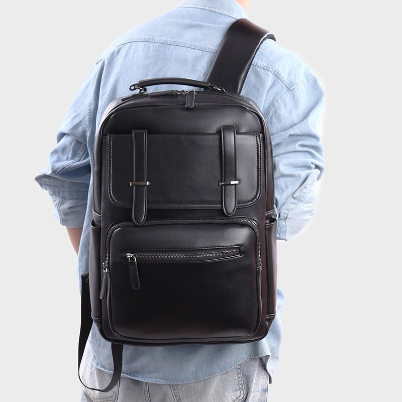 Unisex poslovni ruksak za 15-inčni prijenosnik, vodootporan PU materijal, kapacitet 20–35L, naramenice s zračnim jastučićima