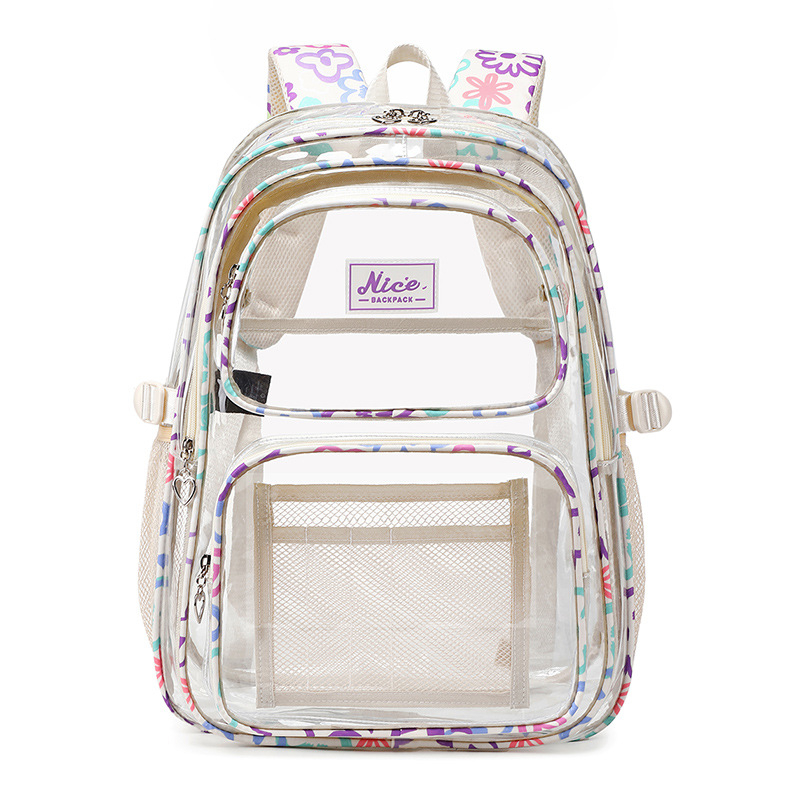 Prozirni PVC ruksak, vodootporan, unisex, kapacitet 20–35 L, za slobodno vrijeme putovanja