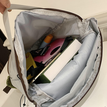 Unisex nailono kuprinė – kvėpuojanti, ultra lengva, išplėsta talpa, oro pagalvės dirželiai, poliesterio pamušalas, skirta vidurinei mokyklai