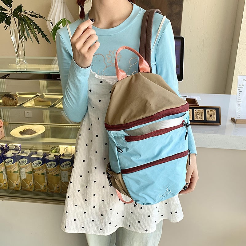 Unisex nailono kuprinė – kvėpuojanti, ultra lengva, išplėsta talpa, oro pagalvės dirželiai, poliesterio pamušalas, skirta vidurinei mokyklai