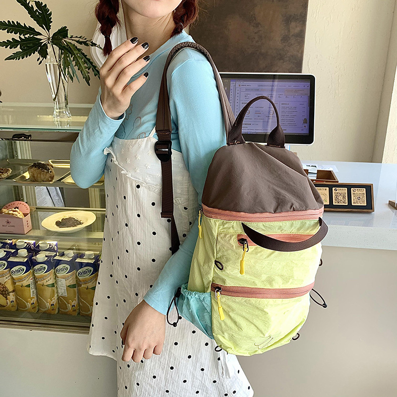 Unisex nailono kuprinė – kvėpuojanti, ultra lengva, išplėsta talpa, oro pagalvės dirželiai, poliesterio pamušalas, skirta vidurinei mokyklai