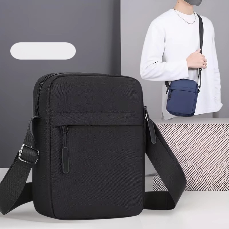 Muška crossbody torba, Ulični stil, Oxford tkanina, Vodootporna i otporna na habanje, Kanlemar