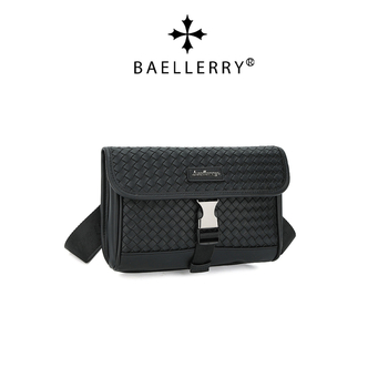 Baellerry muška crossbody torba — PU materijal, vodootporna, otporna na habanje, kompatibilna s 8-inčnim prijenosnim računalom