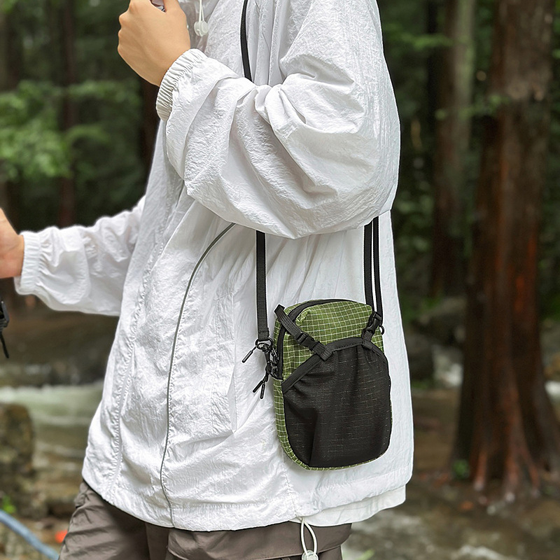 Muška nylon crossbody torba, ultralak vodootporna torbica za telefon, za outdoor planinarenje