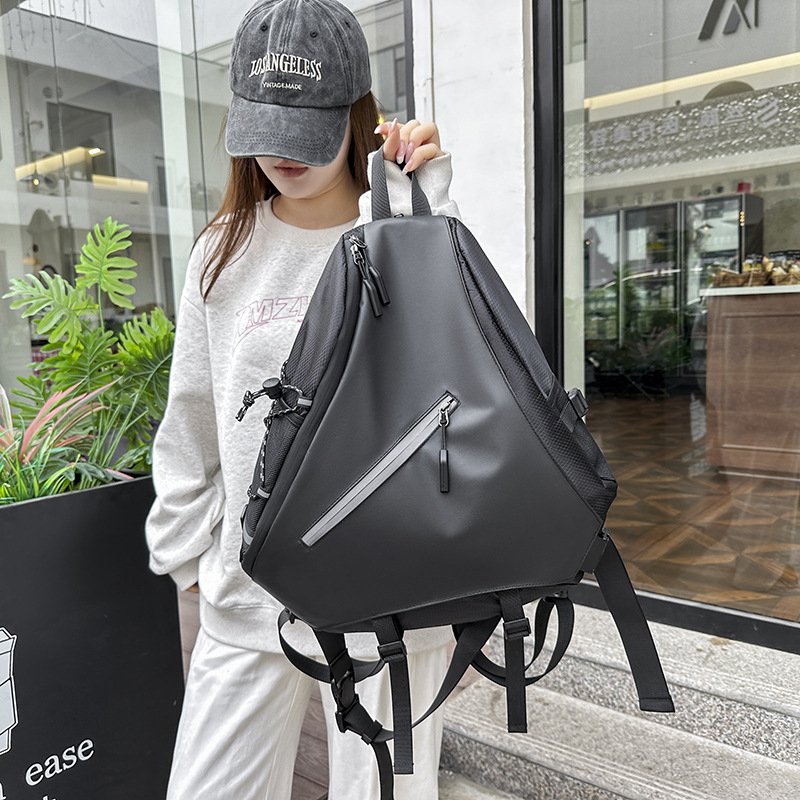 Muška Crossbody torba preko ramena, najlon, podstava iz poliestera, vodootporna, velika kapaciteta, prozračna