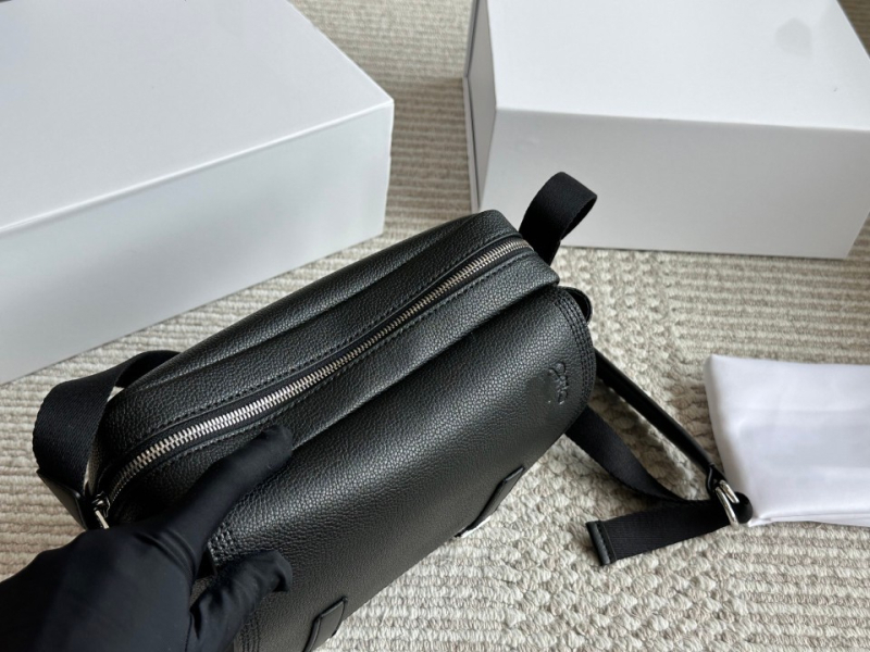 Muška kožna crossbody torba s preklopom (materijal: prirodna koža; stil: gradska jednostavnost; uzorak: slovo; antibakterijsko; podstava: poliester-pamučna)