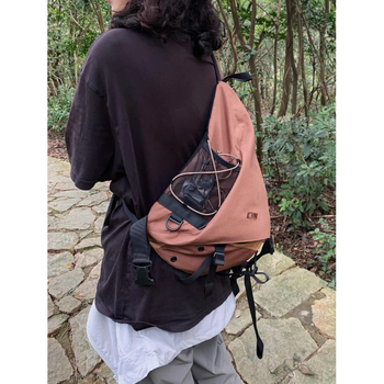 Muška platnena crossbody torba s platnom podlogom za poslovna putovanja