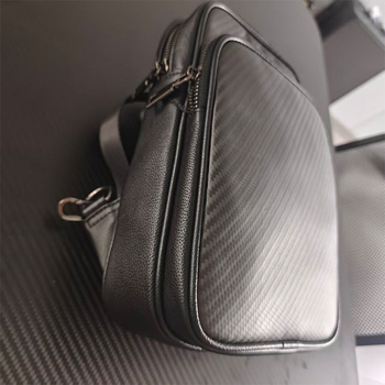 Ανδρική τσάντα ώμου για επιχειρηματικές μετακινήσεις, Oxford ύφασμα, κάθετη τετράγωνη σιλουέτα, κλείσιμο με φερμουάρ, θήκη για φορητό υπολογιστή, συμβατή με 13 ιντσών φορητό