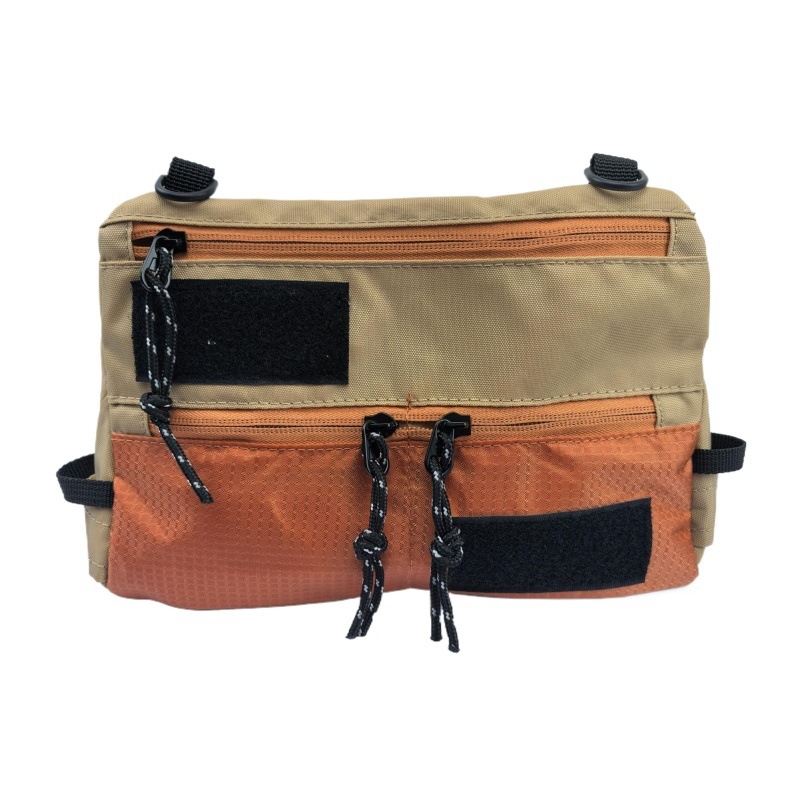 Muška vodootporna najlon crossbody torba za ramena, ulični stil, karirani uzorak, bez podstave, kompatibilna s 8-inčnim uređajem