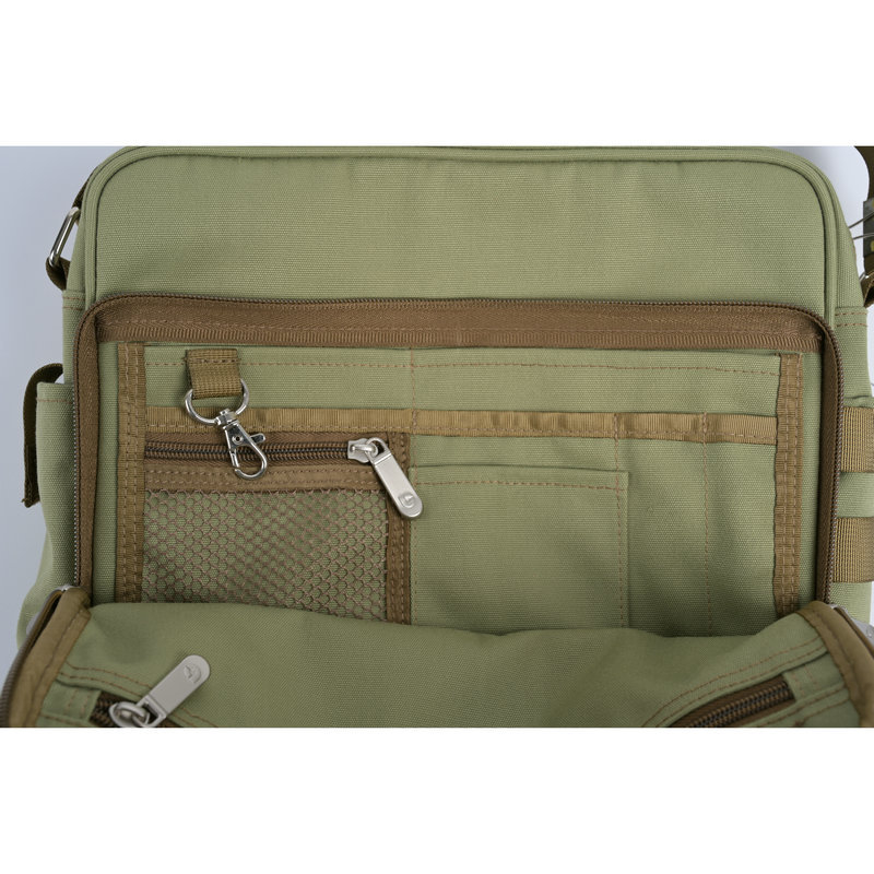 Muška crossbody torba od platna, casual stil, jednobojni uzorak, otporna na habanje, odjeljak za suho/mokro
