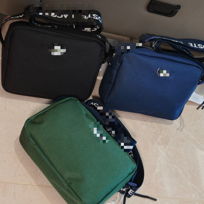 Muška platnena crossbody torba za putovanja, prozračna i vodootporna, podstava od najlona, kompatibilna s 8-inčnim prijenosnim računalom, proljeće 2025