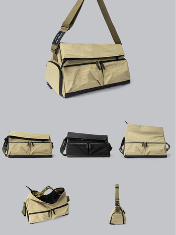 Nylon Putna torba, unisex stil, vodootporna, ultralagana i otporna na habanje, muška crossbody torba