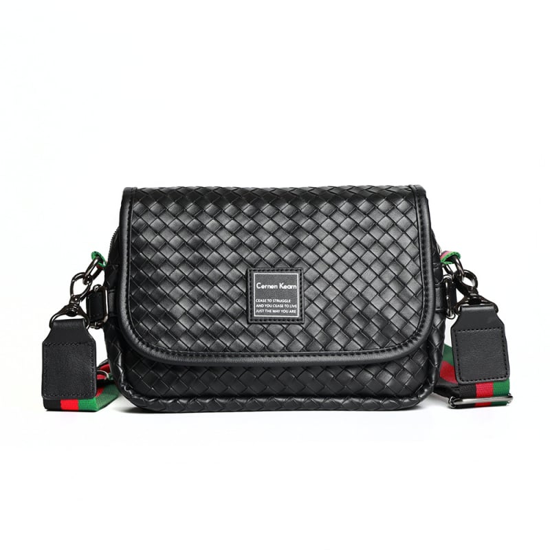 Muška crossbody torba – Ulični stil PU koža, Model 4050, Prozračna, Podstava od poliesteru