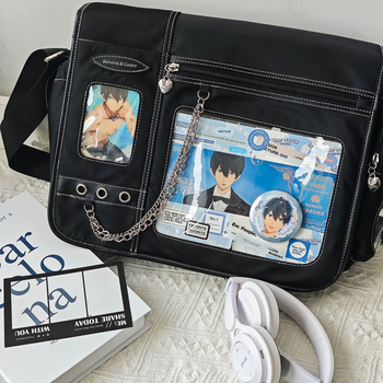 Muška torba preko ramena velikog kapaciteta — poliester uz PU podlogu, antibakterijska, pogodna za rekreacijska putovanja