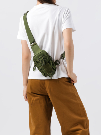 Muška taktička crossbody torba s džepom za bocu vode, od najlona, za rekreacijska putovanja i planinarenje