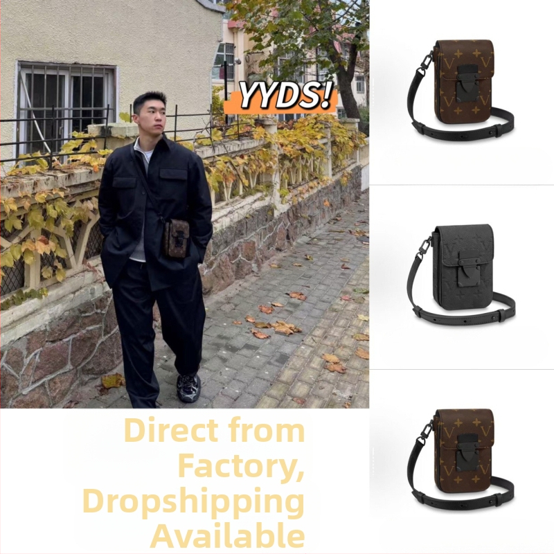 Muška crossbody torba — prirodna koža (prvi sloj govedje kože), stil za slobodno vrijeme i putovanja, ultra lagana, podstava od platna, uzorak slova