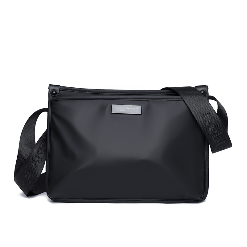 Muška crossbody torba za poslovno svakodnevno korištenje, visokokvalitetni kožni film, vodootporna, ultralak, zaštita kralježnice, kompatibilna s laptopom