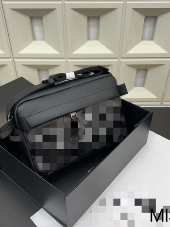 Muška crossbody torba s višestrukim pretincima, prirodna koža, vodootporna, lagana, za 12-inčno prijenosno računalo