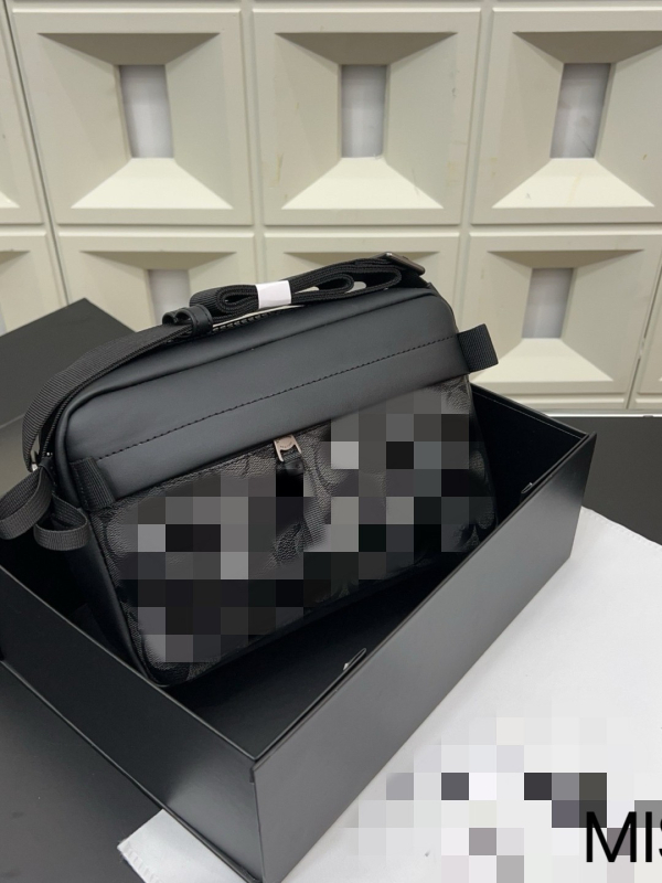 Muška crossbody torba s višestrukim pretincima, prirodna koža, vodootporna, lagana, za 12-inčno prijenosno računalo