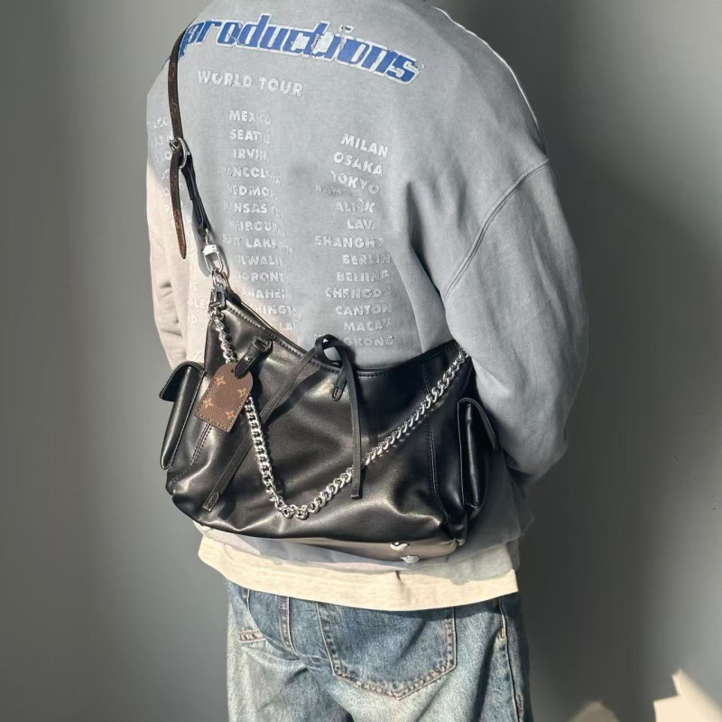 Muška crossbody Carryall torba od PU materijala, za slobodno vrijeme i putovanja, vodootporna, ultra lagana, podstava od poliestera