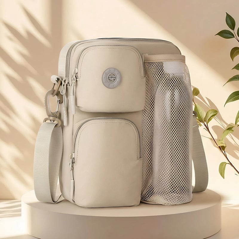 Muška crossbody torba od najlona, casual stil, podstava od poliestera, izdanje zima 2025