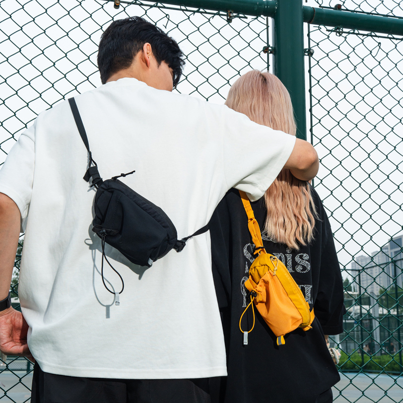 Muška torba za prsa | Nylon, ultralehka, crossbody dizajn, za slobodno vrijeme, podstava od poliestera
