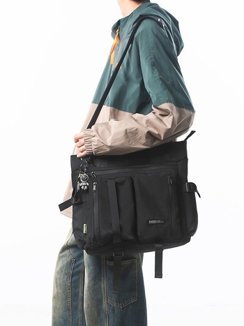 Muška crossbody torba, ulični stil, Oxford tkanina, ultra lagana, podstava od poliester