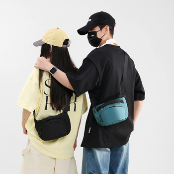 Muška crossbody torba za aktivnosti – najlon, prozračna, vodootporna, ultralagana, izolacija