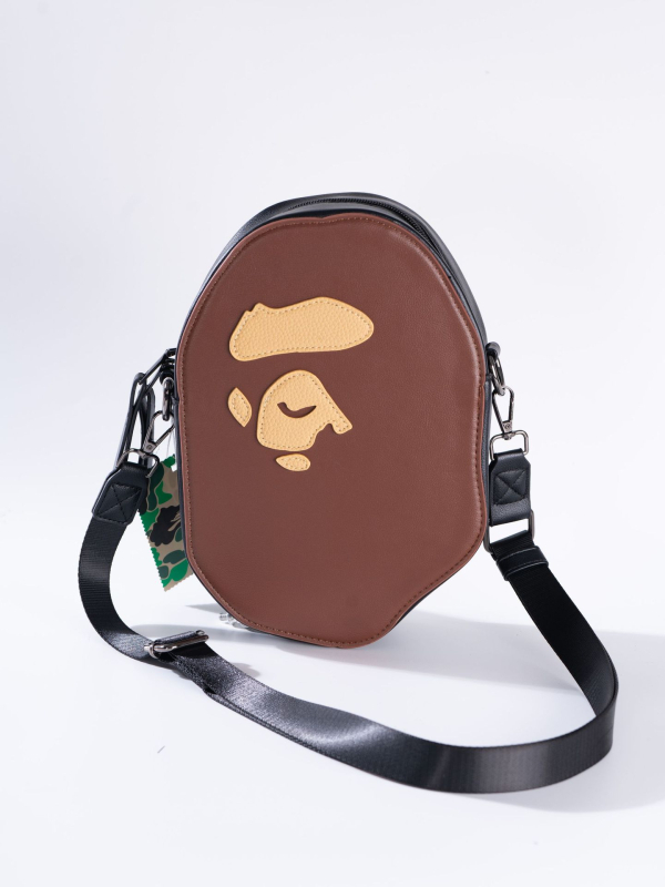 Muška crossbody torba od PU kože sa životinjskim uzorkom, vodootporna, lagana, proširiva kapacitet, pogodna za 8-inčni laptop