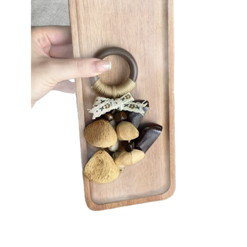 Privjesak za torbu od prirodnih školjki, DIY, Maillard serija, poluručna proizvodnja, osobni trend stil