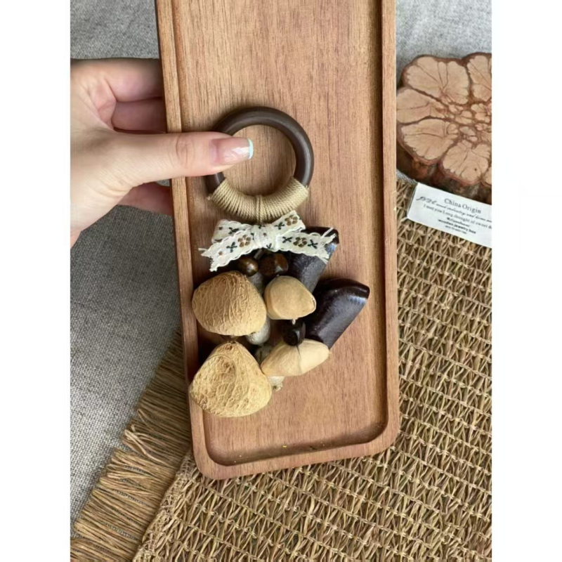 Privjesak za torbu od prirodnih školjki, DIY, Maillard serija, poluručna proizvodnja, osobni trend stil