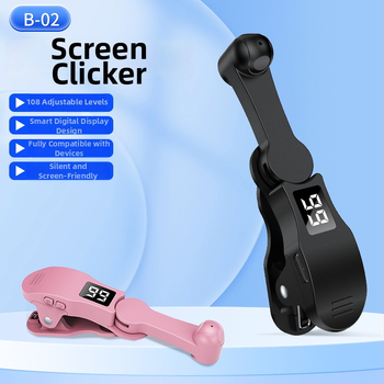 B-02 автоматичен Bluetooth кликер — Bluetooth 4.0, пластмасов корпус, тегло 45 g