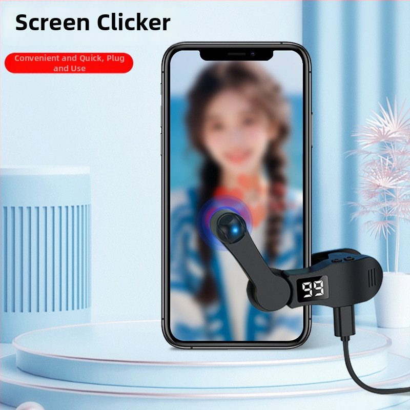 B-02 Automātiskais Bluetooth klikeris — plastmasas korpuss, 45 g, Bluetooth 4.0