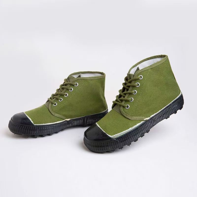 Pantofi de lucru unisex, înalți, respirabili, partea superioară din bumbac, branț textil, talpă vulcanizată (înalt, respirabil, bumbac, textil, vulcanizată)