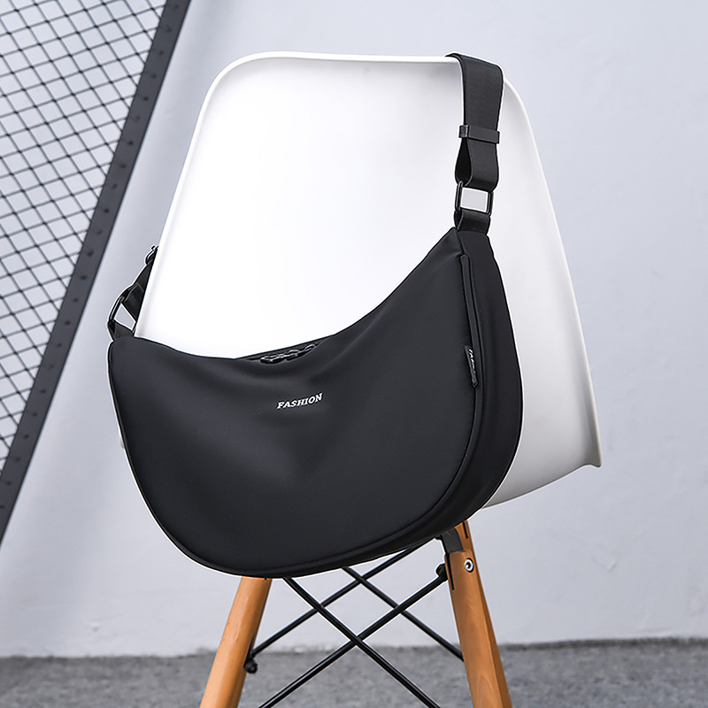 Vyrų pečių krepšys - nailonas, atsparus vandeniui, ultra lengvas, miesto minimalistinis stilius, poliesterio pamušalas