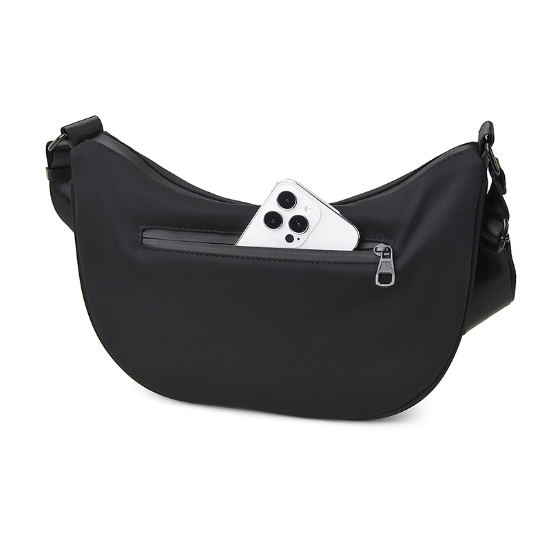 Vyrų pečių krepšys - nailonas, atsparus vandeniui, ultra lengvas, miesto minimalistinis stilius, poliesterio pamušalas