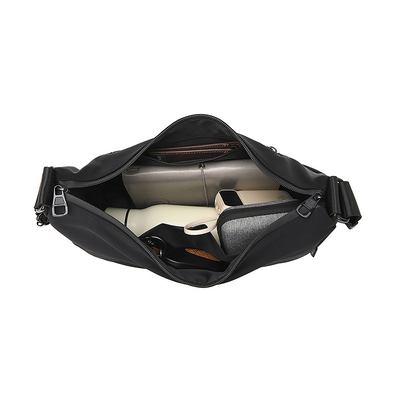 Vyrų pečių krepšys - nailonas, atsparus vandeniui, ultra lengvas, miesto minimalistinis stilius, poliesterio pamušalas