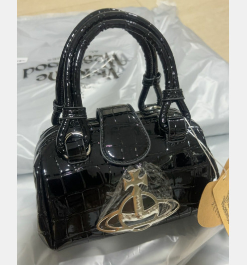 PU crossbody torba s krokodilskim uzorkom i lakiranim završetkom, lančani remen, ovalni oblik, zatvarač