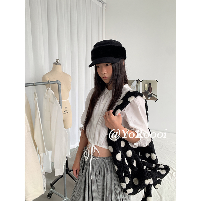 Tote torba od vunenog pliša, unisex stil, uspravni kvadratni oblik, otvoreni vrh, unutarnja džep s zatvaračem