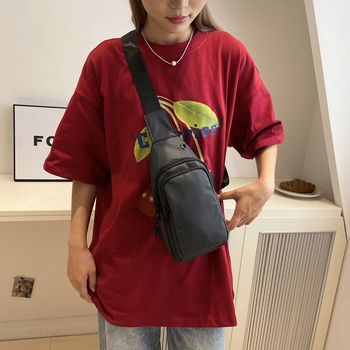 Unisex torba za prsa od najlona za rekreacijska putovanja; kapacitet 36–55 L; kompatibilna s 15-inčnim prijenosnikom; street style.