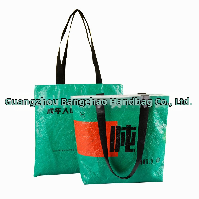 Dupont papīra plecu soma – izturīga pret plīsumiem, mazgājama, salokāma, silk-screen drukāšana, pielāgojama, retro stila modes