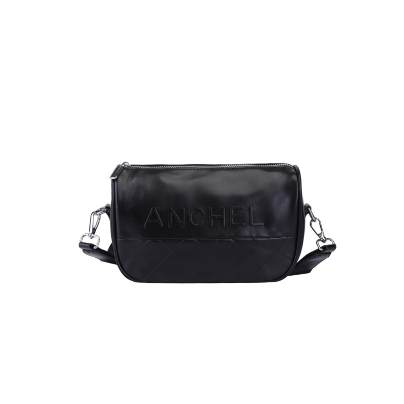 PU crossbody torba, mali kvadratni oblik, zatvarač, džep za telefon, poliester podstava