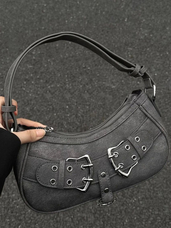Torba ispod pazuha — urban stil, PU materijal, horizontalni četvrtast oblik, zatvarač, poliester podstava