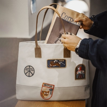 Madden vyriška pečių rankinė – drobė, laisvalaikio kelionės, 2025 m. pavasaris (Prekės ženklas Madden; Drobė; Laisvalaikio kelionės; 2025 m. pavasaris)