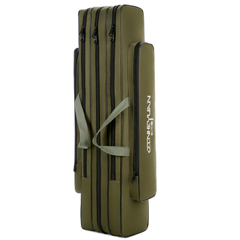 Kétszintes horgásztáska, vízálló Oxford anyagból, nagy kapacitás, Qinhe Margin