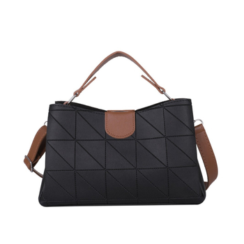 Korejski stil PU kožna torba preko ramena, crossbody, horizontalni kvadratni oblik, zatvarač