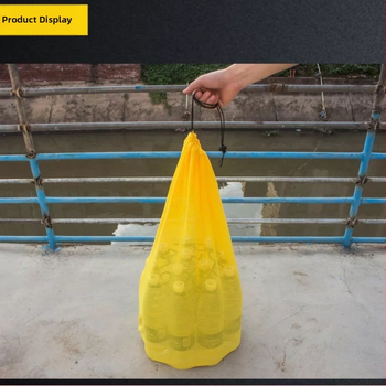 Νάιλον τσάντα από δίχτυ ψαρέματος, γρήγορα στεγνώνει, φορητή, αναδιπλούμενη, χωρίς κόμπους