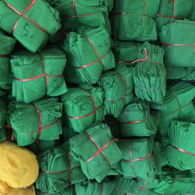 Νάιλον τσάντα από δίχτυ ψαρέματος, γρήγορα στεγνώνει, φορητή, αναδιπλούμενη, χωρίς κόμπους