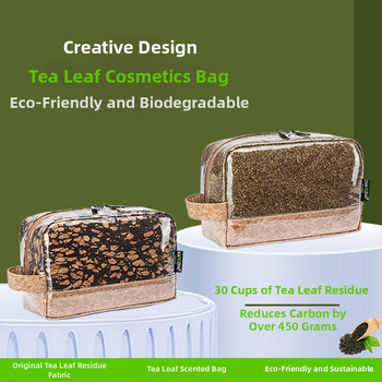 Reisikosmeetika kotike teelehe materjalist, veekindel, polüestri vooder, bränd Juzzedo